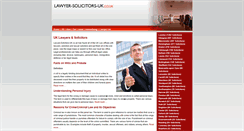 Desktop Screenshot of lawyer-solicitors-uk.co.uk